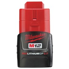 Milwaukee M12 REDLITHIUM CP 2 Ah Li-Ion Battery (1-Pc) 48-11-2420 New