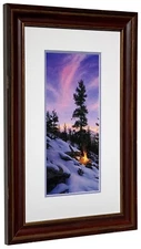 Stephen Lyman - Fire Dance - Matted & Framed From A Light in the wilderness