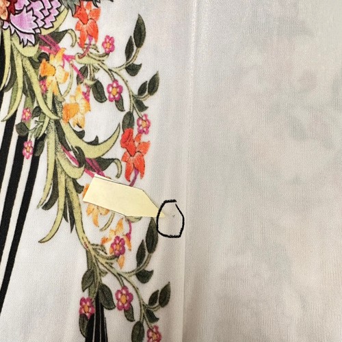 Just Cavalli Cocktail White Floral Jersey Maxi Dress SZ M Made in Italy - Picture 18 of 23