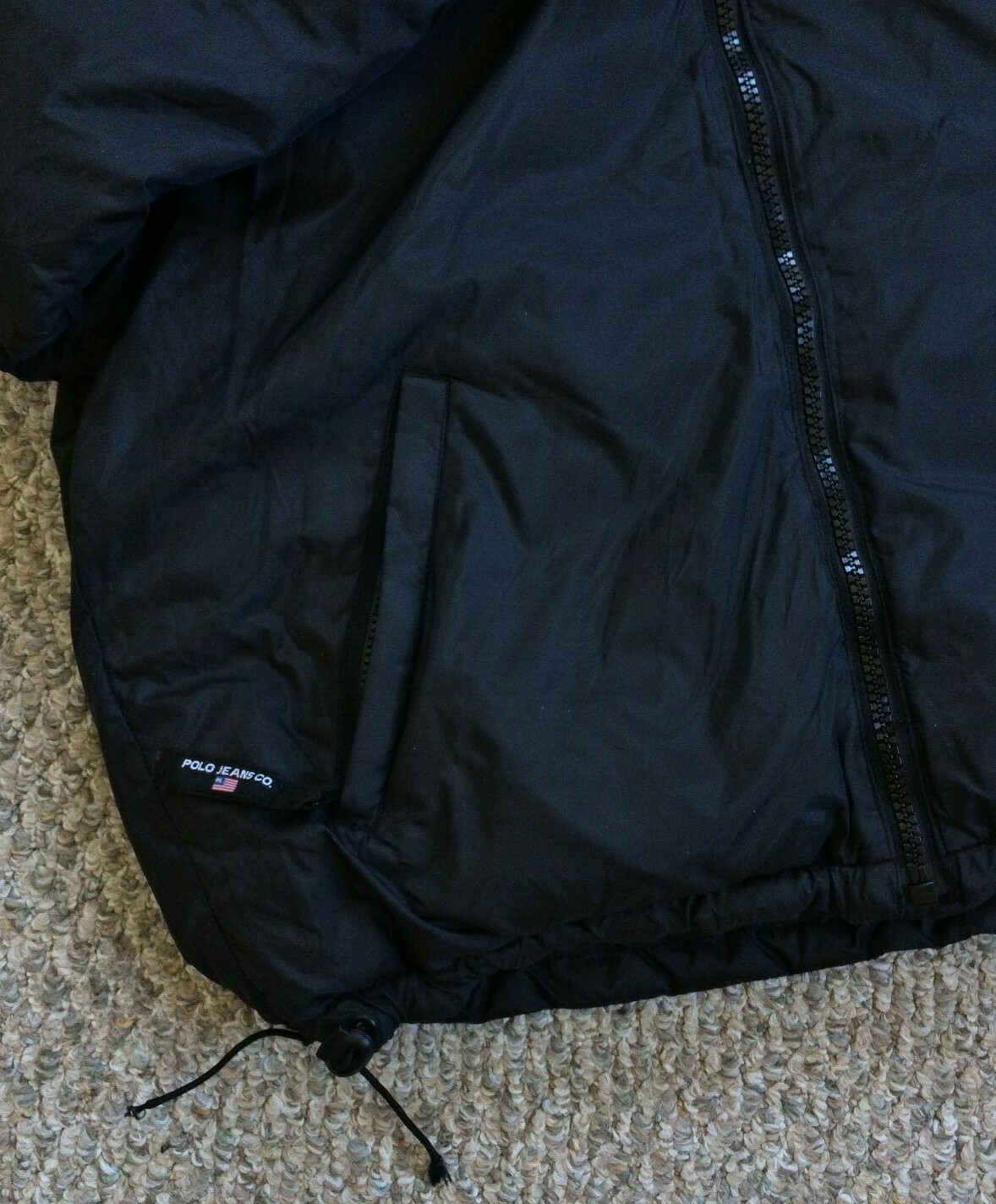 Vintage Ralph Lauren Polo Jeans Co Reversible Down Jacket - NASA USA Bear 92 Ski image 3