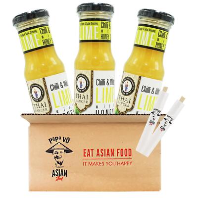 Thai Dancer Chilli Limette Honig Sauce 3x150ml Chili Sauce Lime Honey