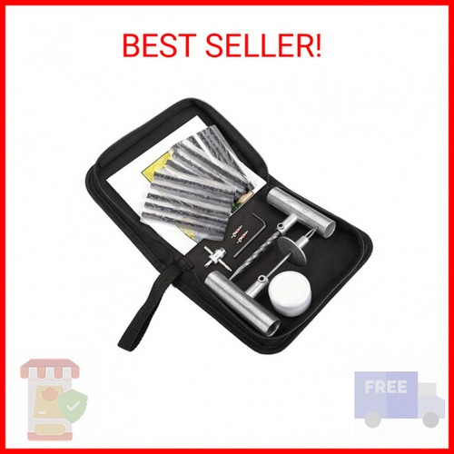 BETOOLL Tire Repair Kit 24 Pcs for Car, Motorcycle, ATV, Jeep, Truck