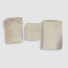 $275 SFERRA x Neiman Marcus Collection Ivory Twin Striped Sheet Set of 3