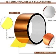 50mm x 108FT Heat Resistant Tape High Temperature Sublimation Thermal