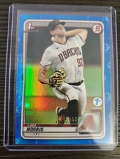 LIAM NORRIS #BD-147 2020 Bowman 1st First Edition BLUE FOIL PARALLEL #150
