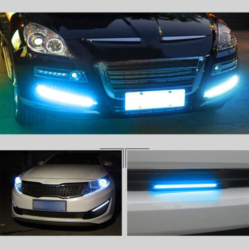 AA 12V Waterproof DRL LED Strip Light Bar Camping Caravan Boat Car COB Ice Blue - Bild 3 von 8