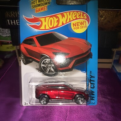 2015 Hot Wheels HW CITY Lamborghini Urus 23/250 (Red)