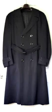 WWII Era U.S. Navy Officer's Wool Bridge Coat Black Naval Uniform Shop Brooklyn