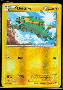 Pokemon ELECTRIKE 24/108 - XY Roaring Skies - Rev Holo - MINT