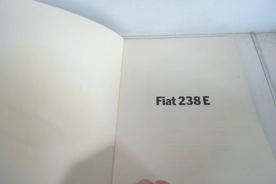 manuale dati tecnici allestimenti Fiat 238 E - Immagine 2 di 4