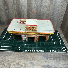 Vintage 1950s Marx Tin Litho Service Center "SKY VIEW PARKING"