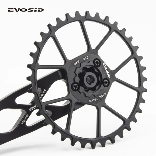 AM Mountain Bike Crankset 165/170/175mm 3 Nail Straight Installation Cranks Arm - Picture 4 of 37