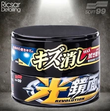 Soft99 Scratch Clear Dark Wax - Will Hide & Fill Swirls *OFFICIAL UK STOCKIST*