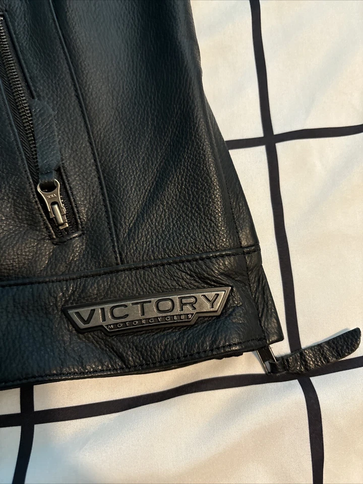 Chaleco de cuero para mujer Victory Motorcycles Foto 4 de 4