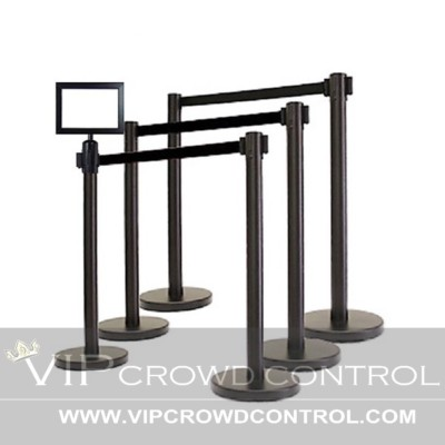 #ad #ad RETRACTABLE BELT STANCHION 6 POSTSLANDSCAPE SIGN FRAME 36quot; HT amp; 78quot; BLK BELT $299.99