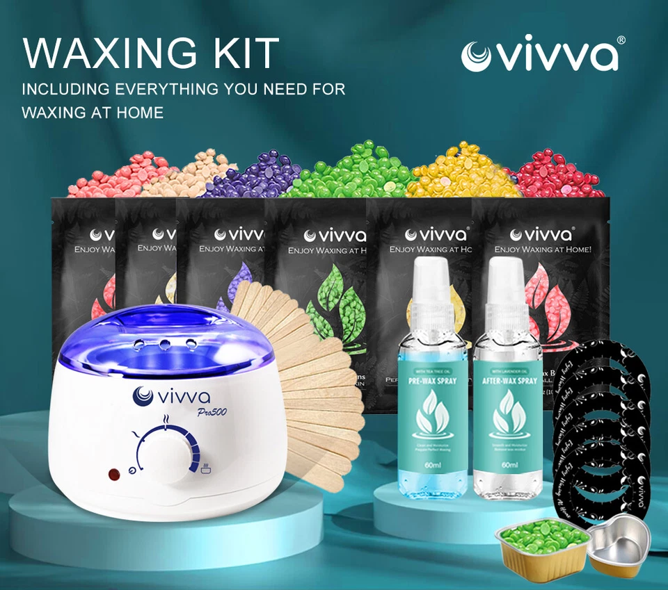 VIVVA Wax Pot Wax Warmer Hard Wax Bean Body Remover Heater Waxing Machine Kit - image 2 of 4