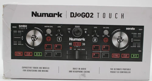 Numark DJ2GO2 Touch Pocket Double Deck DJ Controller - Black