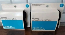 Reusable Makeup removing cloths Room Essentials 4 Pack, Brand New In Package 