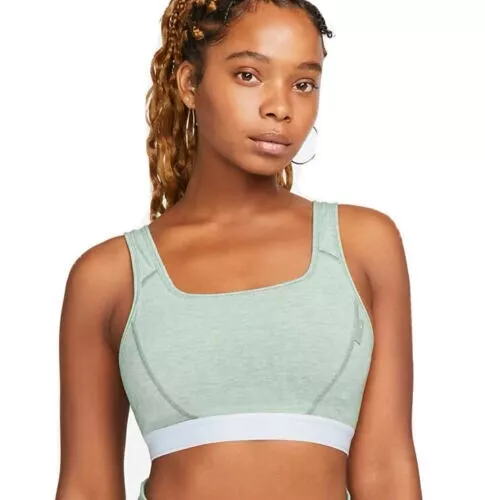 Nike Women's Swoosh Soft Tee Medium Support Sports Bra 1-piece