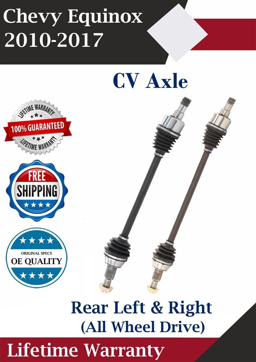 2010-2017 Chevy Equinox 4X4 OE Rear CV Axle with Lifetime Warranty  