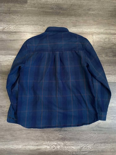 Sullen Art Collective Flannel Shirt Mens Large BluePlaid Long Sleeve Artist - Picture 2 of 4