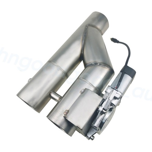 2 inches Electric Exhaust Dual Valve Kit Y Pipe Control Valve with Remote Switch - Picture 9 of 15