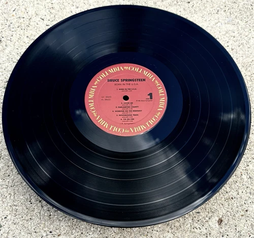 BRUCE SPRINGSTEEN Vinyl RECORD ONLY NO COVER Born In The USA