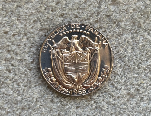Panama 1/10 Balboa 1968 proof - Foto 2 di 2