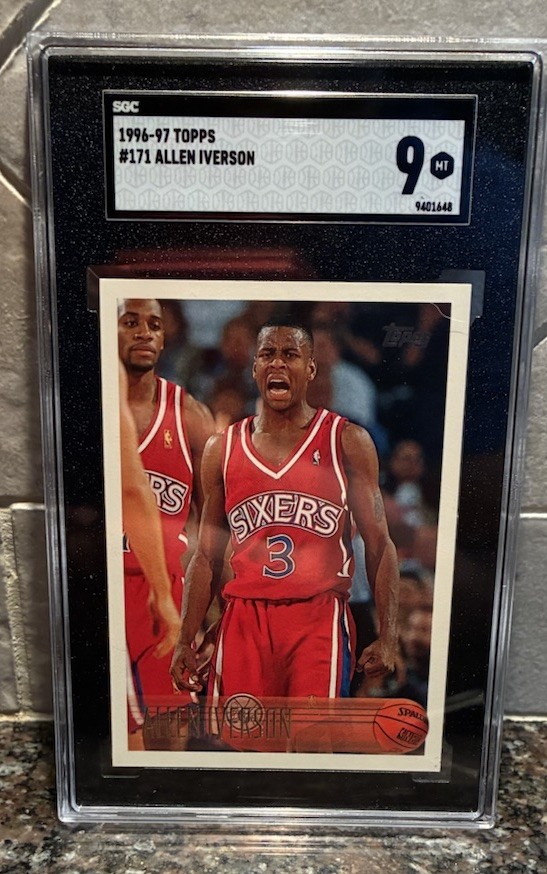 Allen Iverson 1996 Topps #171 Base Price Guide - Sports Card Investor