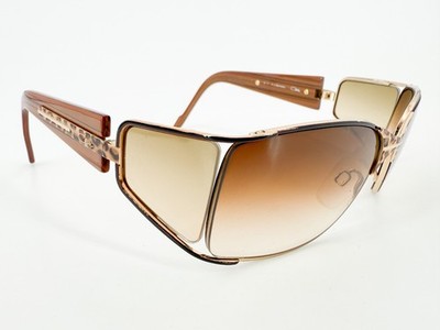 Vintage Cazal 954 Sunglasses FRAMES 529 Brown Leopard 57[]16-115 Black Wrap L143