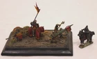 Painted Lead Miniature Soldiers Wargame / Display Figurines, Medieval Knights