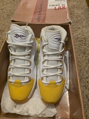 Questions Allen Iverson White Yellow Toe Purple Lakers Size 9m Players Use Only