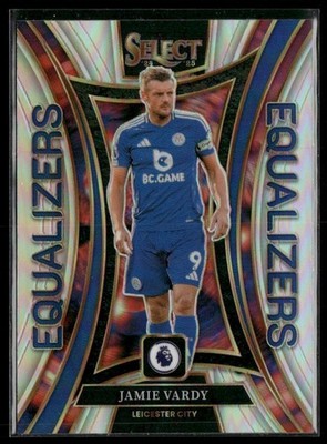 Jamie Vardy 2024 Panini Select Premier League Equalizers Leicester City #25