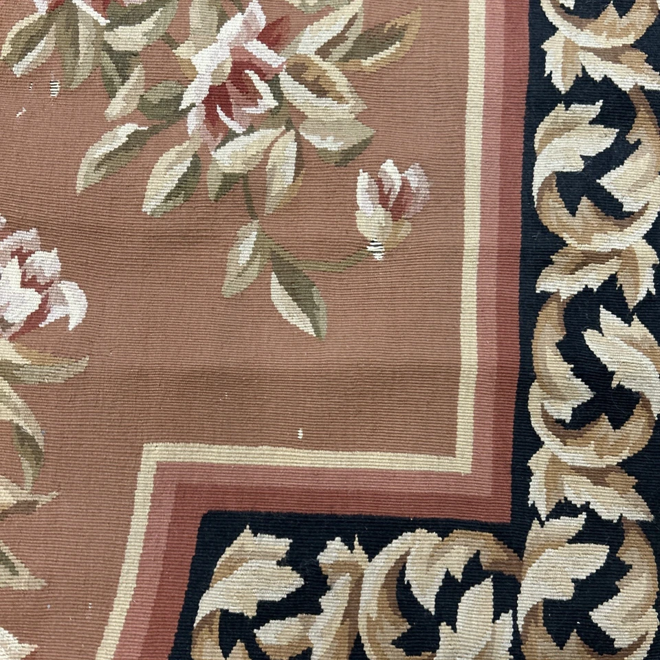 Alfombra Kilim vintage 7 x 10 pies tradicional de lana tejida a mano alfombra oriental Foto 3 de 4