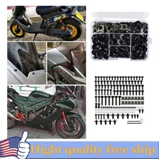 Black Complete Fairing Bolt Body Screw Kit For Yamaha YZF R6 1999 2000 2001 2002