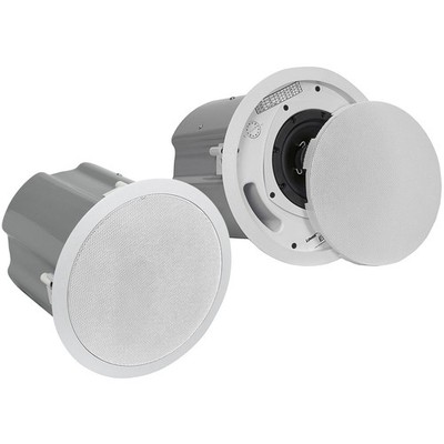 Lowell ES-52T 5.25'' 16W In-Ceiling Speakers - White Pair (Open Box)