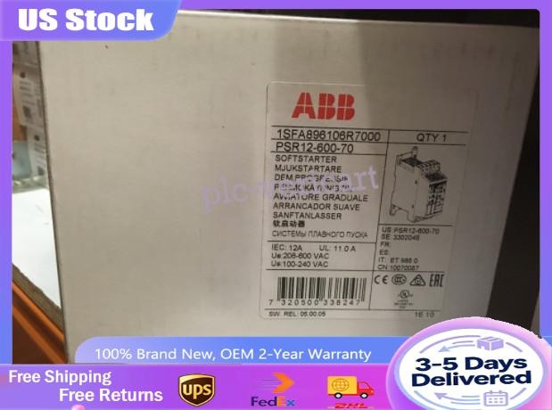1PC New ABB PSR12-600-70 1SFA896106R7000 Soft Starter In Box Brand