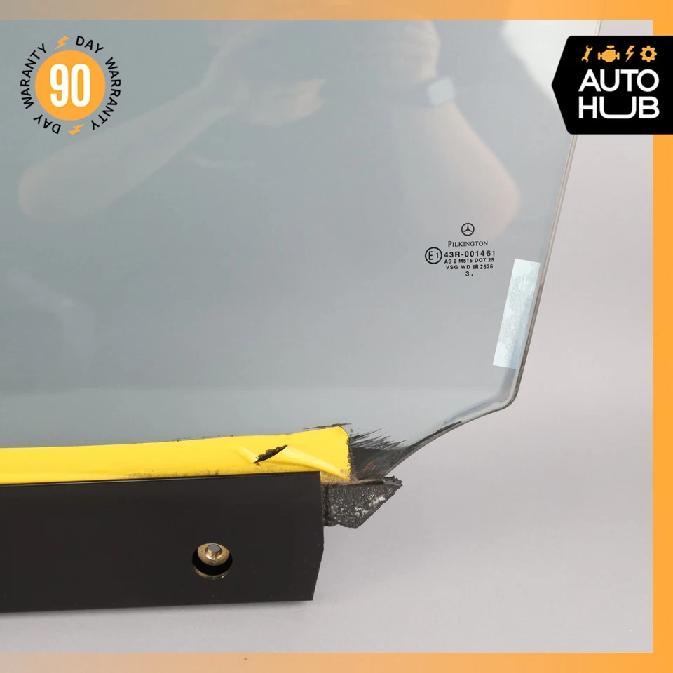 00-06 Mercedes W215 CL55 AMG CL500 puerta delantera izquierda ventana vidrio OEM Foto 4 de 4