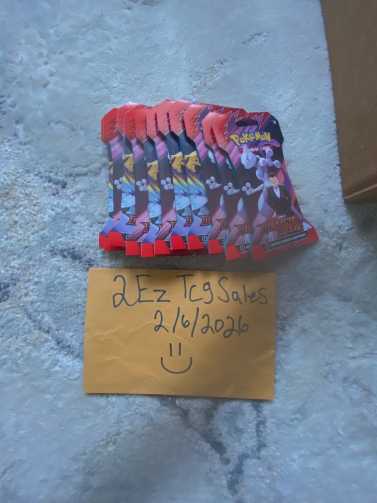 Destined Rivals Sleeved Booster Pack Factory Sealed