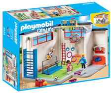 Playmobil&reg; 9454 TURNHALLE Schule Sportunterricht Sporthalle Gym City Life SELTEN