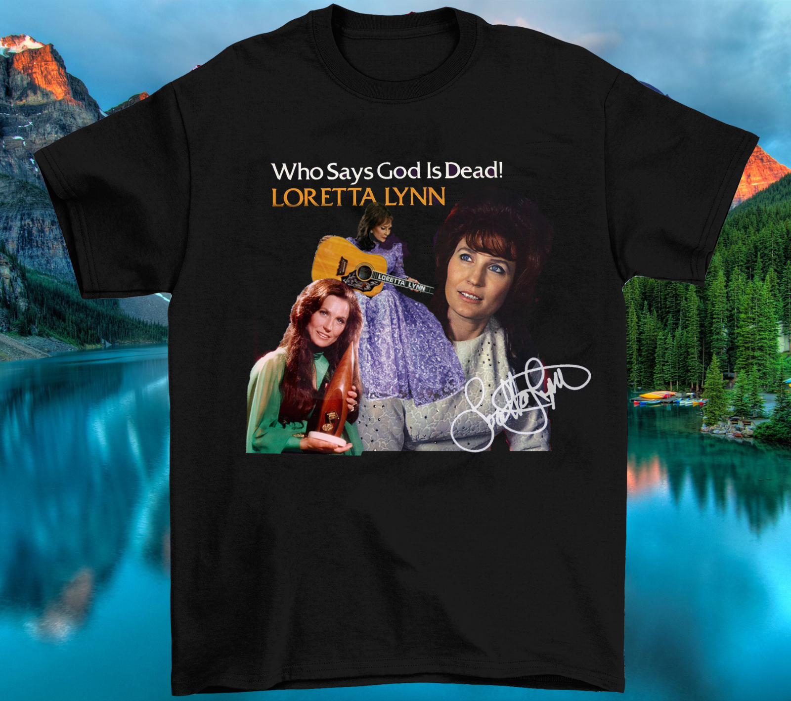 Rare Loretta Lynn Collection Gift For Fans Black  All size Unisex T-Shirt-image