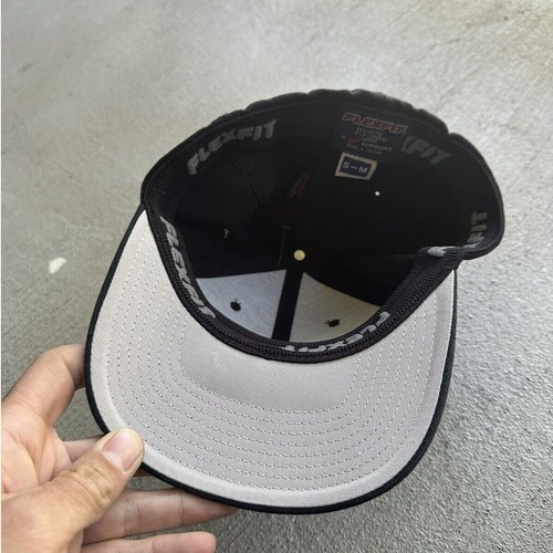 2007 Ozzy Osbourne Black Baseball Cap/Stretch band, embroidered front-back/S-M - Picture 5 of 6