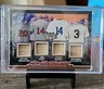 2024 Leaf Lumber Robinson, Rice, Banks, Killebrew 5/15 Mt Crushmore HOF Bat Mem