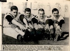 LD401 1962 AP Wire Photo BARRY LATMAN GARY BELL JIM PERRY DICK DONOVAN INDIANS