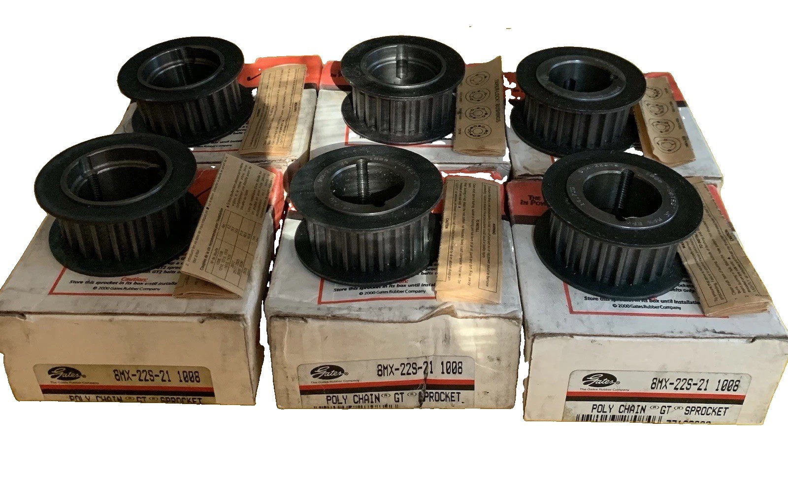 Gates 8MX-22S-21 1008 Poly Chain GT Sprocket 8mm Pitch 21mm Belt Width 77182022.
