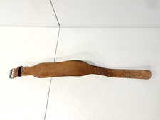 VTG Altus Leather Weight Power Lifting Belt S Small 24-28 2 Prong Buckle Kids