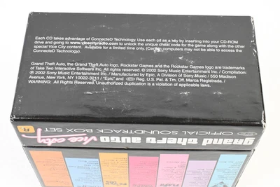 Grand Theft Auto Vice City Official Soundtrack 7-CD Box Set 2002 Epic EXK-87009 - 画像10/11