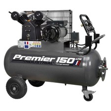 Image of Air Compressor 150L Belt Drive 3hp with Front Control Panel