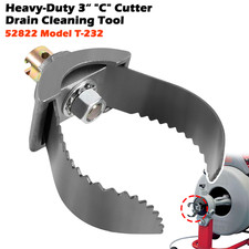 Model T-232 H-D 3""C" 52822 Cutter Cleaning Tool for RIDGID K-400 Drum Machine