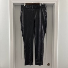 NWT Fashion Nova Faux Leather Skinny Pants Black Women’s Size 1X